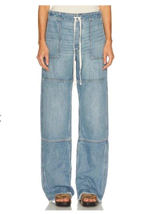 RE/DONE Denim - RE/DONE Drawstring Waist Beach Pant Hacienda Jeans NWT $310